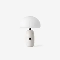 vipp -   lampe de table vipp59 sculpture blanc  silicone